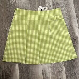 Zara Box Pleat Buckled Skirt